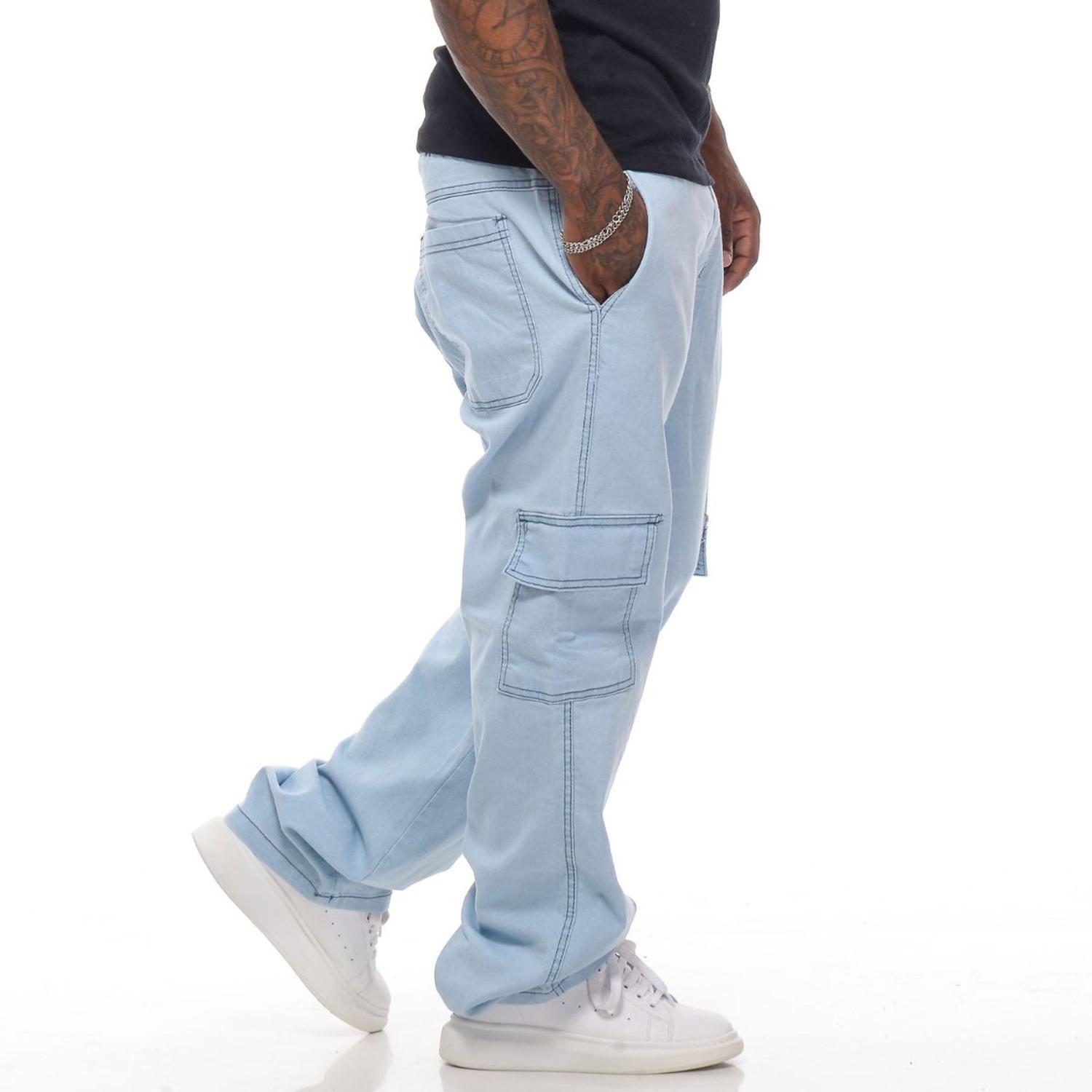 Pregas CalÃ§a 36 Masculina Cargo Pants CalÃ§a Cargo Larga Calça