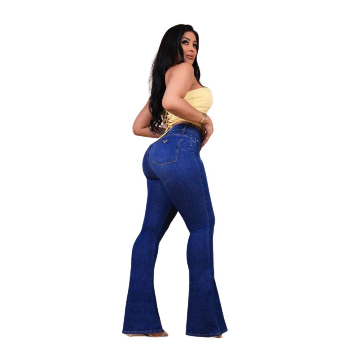 Sale calça flare jeans miller Hot Sale