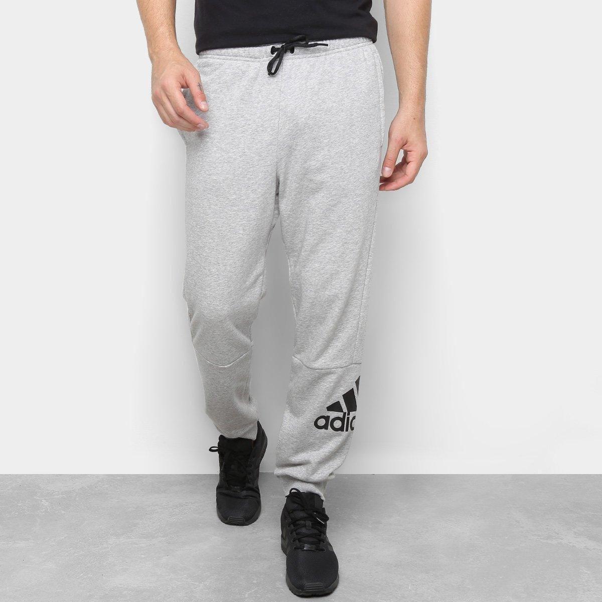 calça moletom afunilada adidas masculina