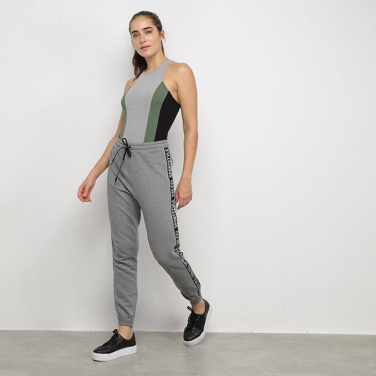 calça moletom colcci feminina