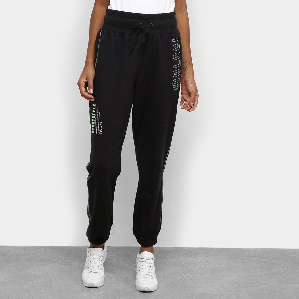 calça moletom colcci feminina