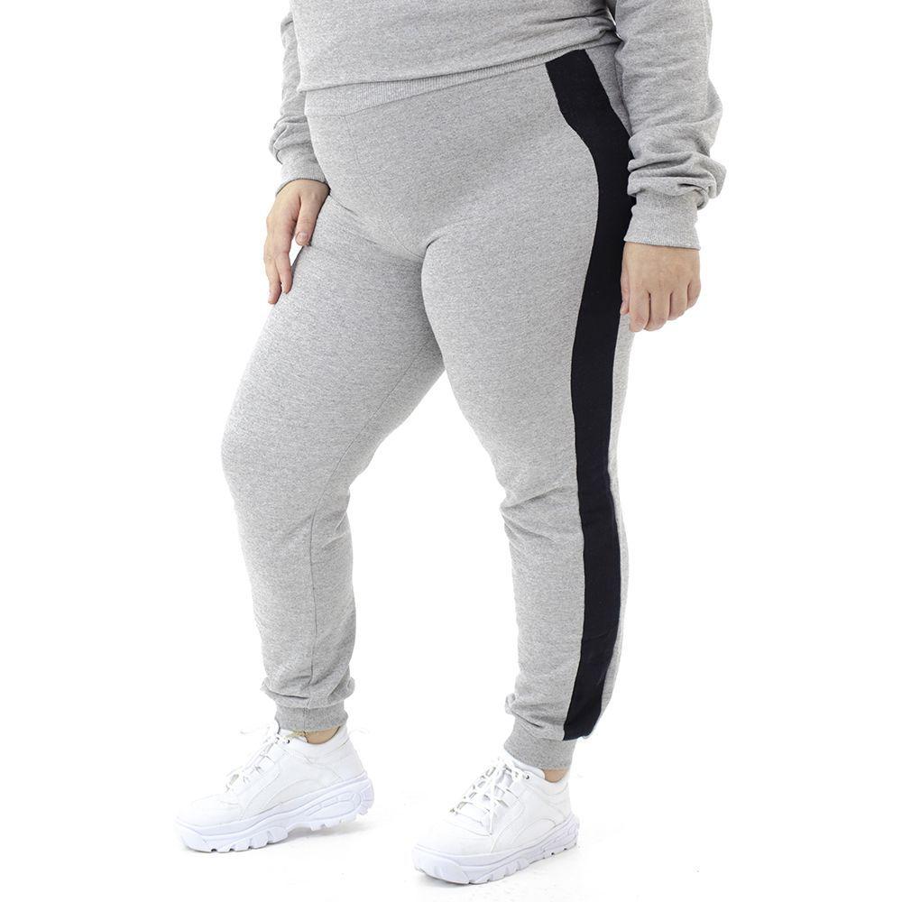 conjunto moletom feminino plus size nike
