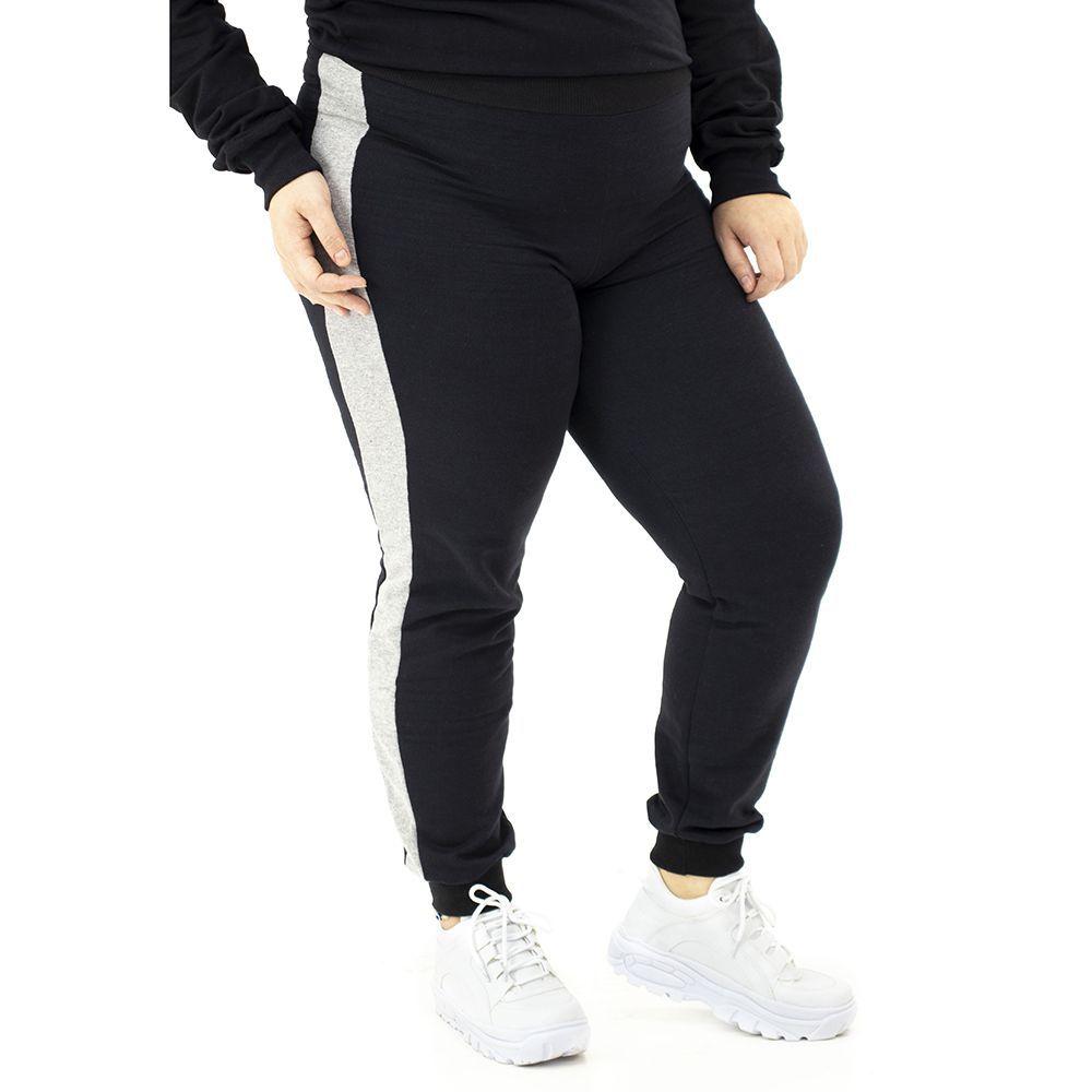 conjunto moletom feminino plus size nike