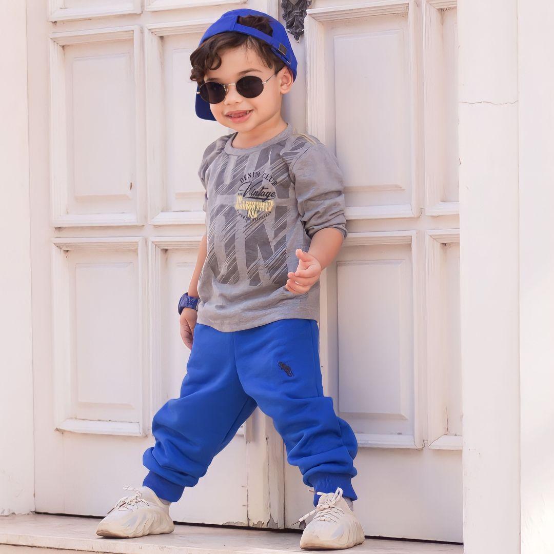 Conjunto Infantil Masculino Roupa De Moletom Para CrianÇa Roupa