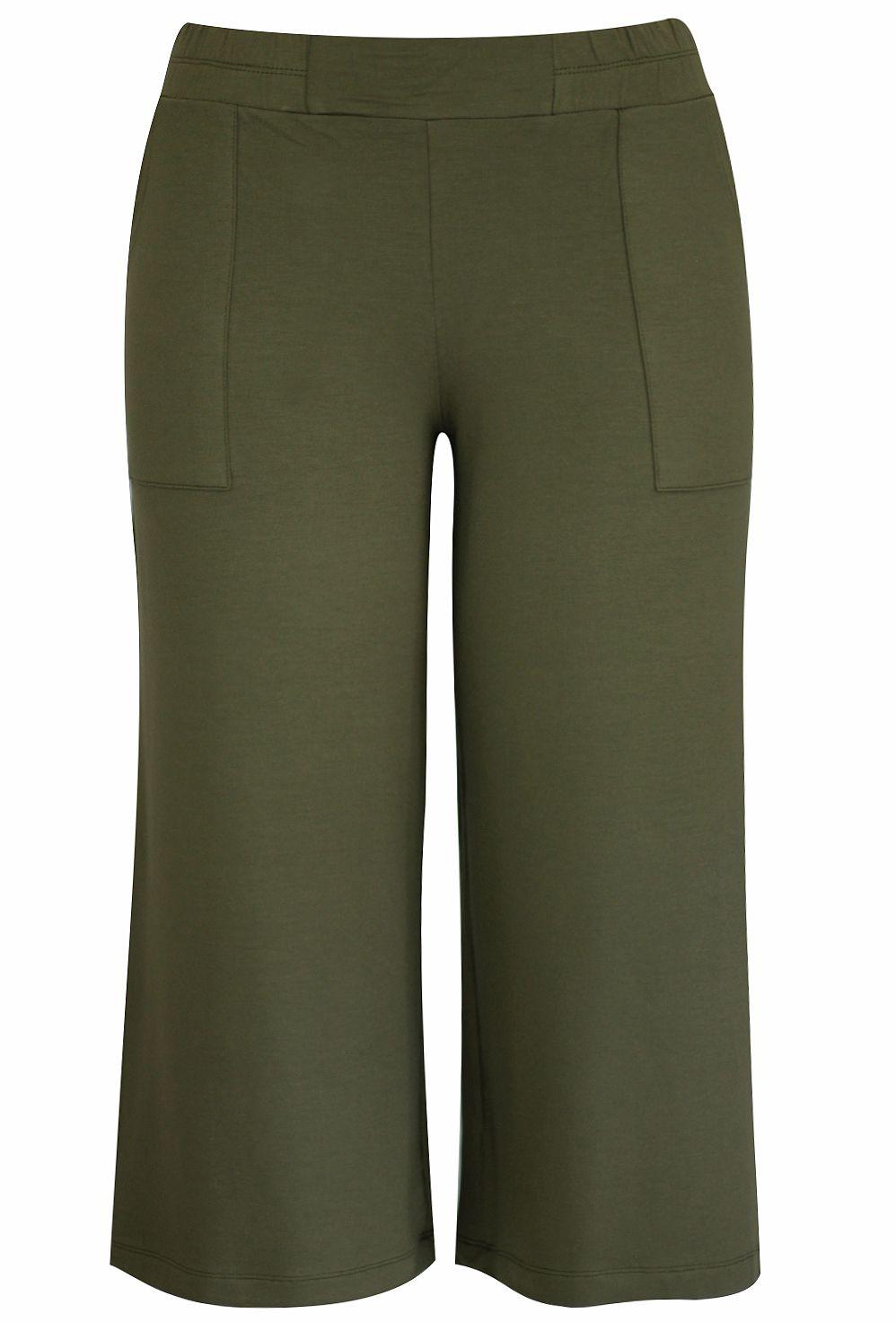 pantacourt verde musgo