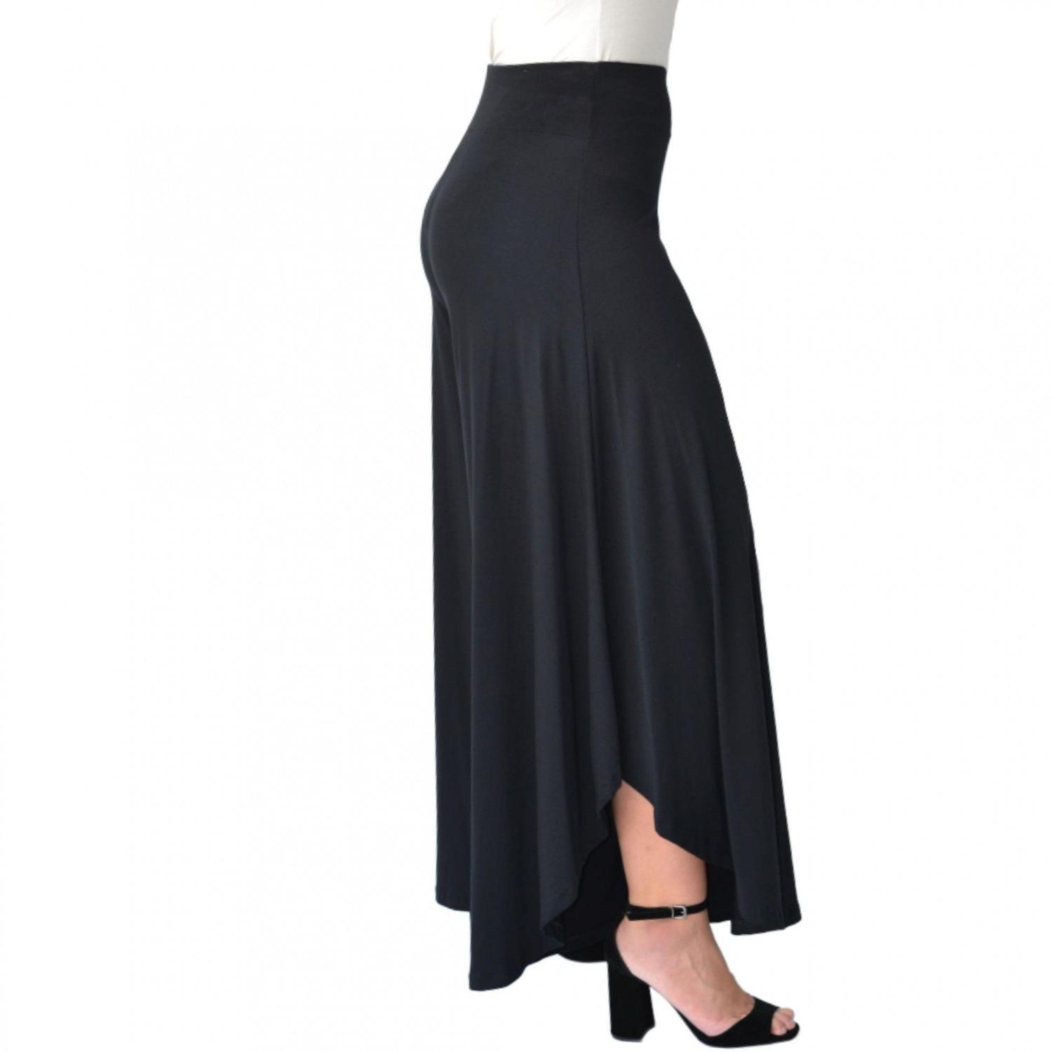 calça pantalona tipo saia