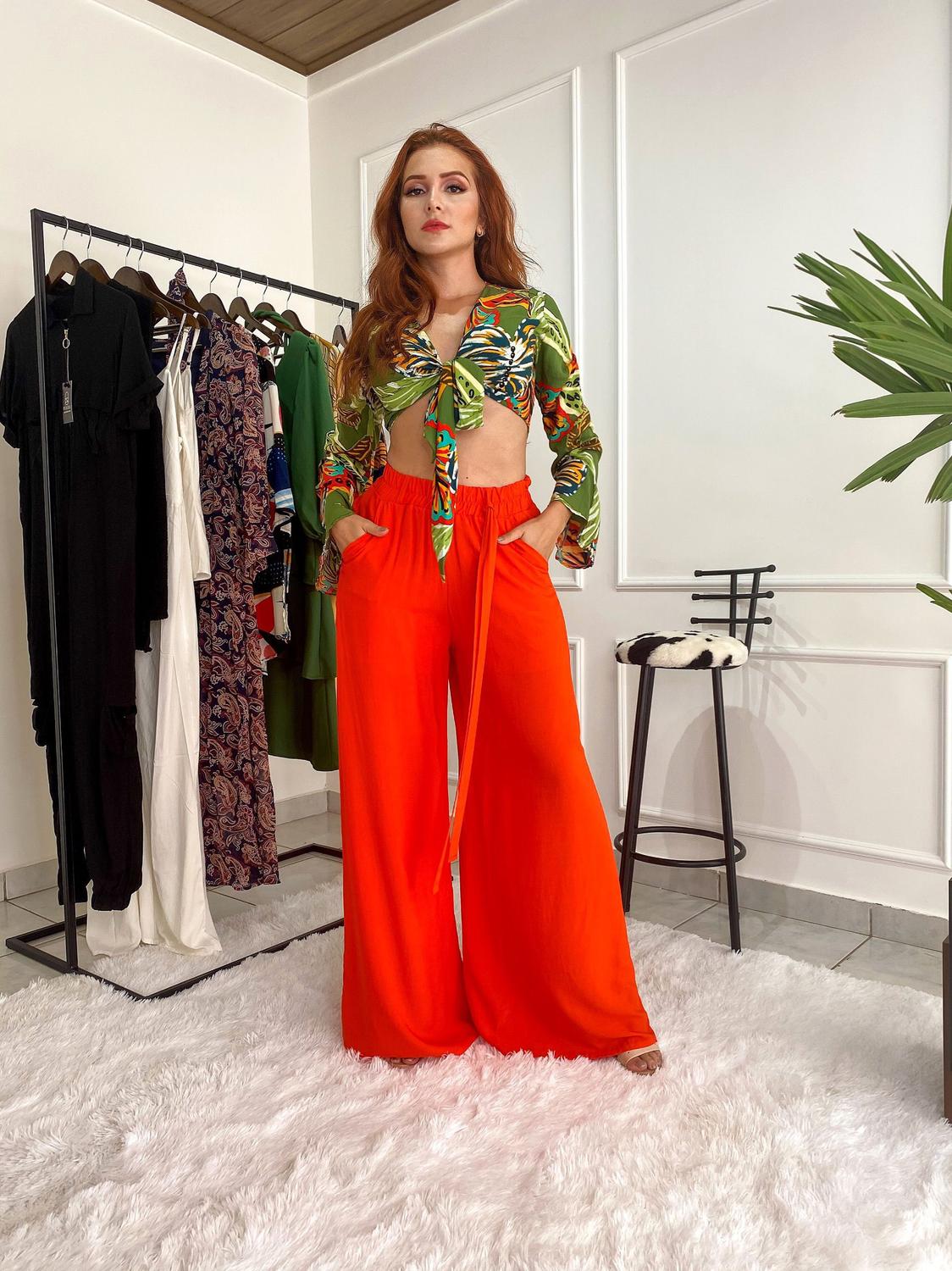 Calça pantalona viscose - NEOQAV - Outros Moda e Acessórios - Magazine Luiza