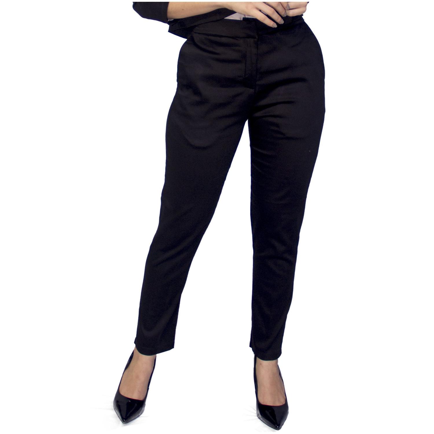 calça social feminina preta com bolso