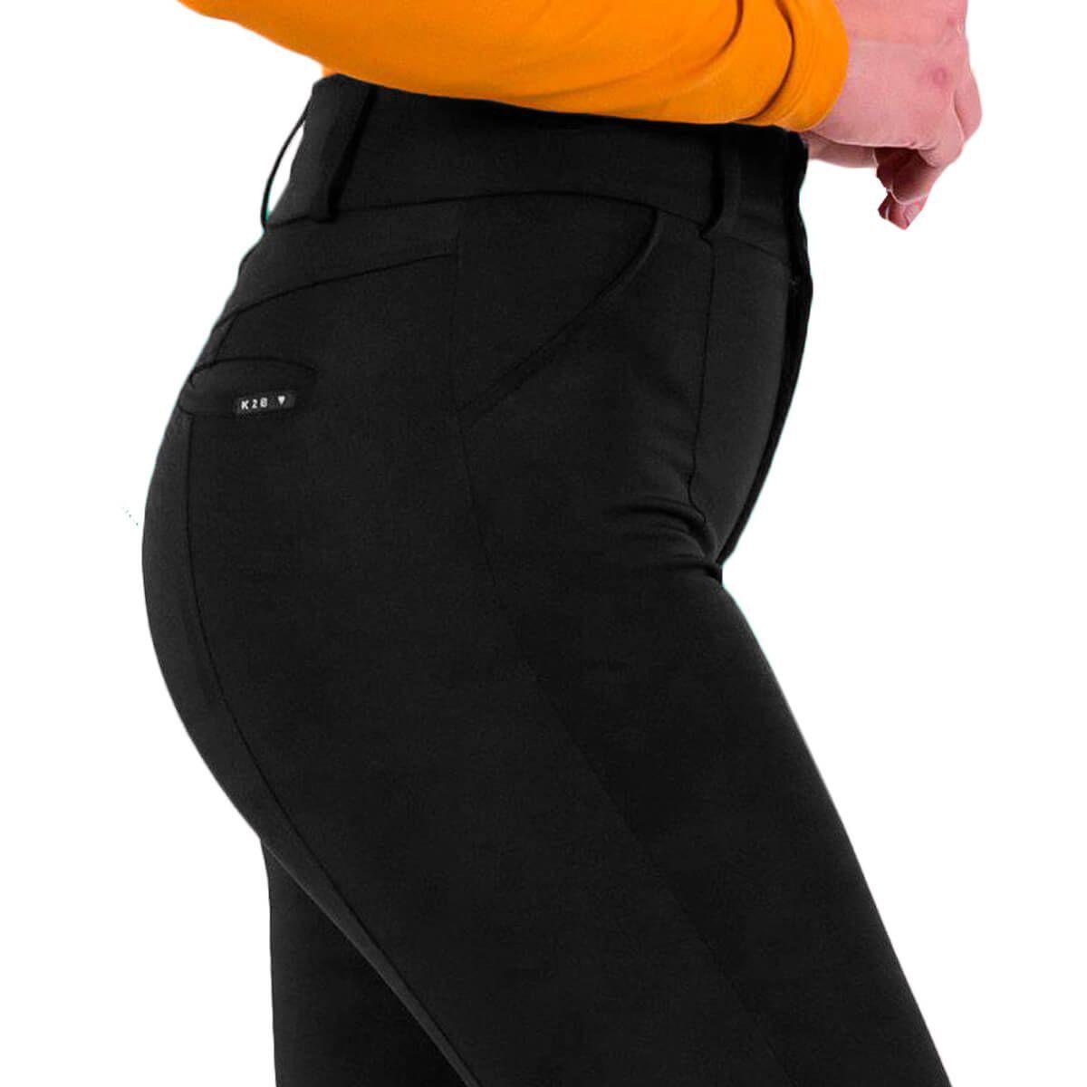 Calça Social Feminina Oxford - Azul Noite