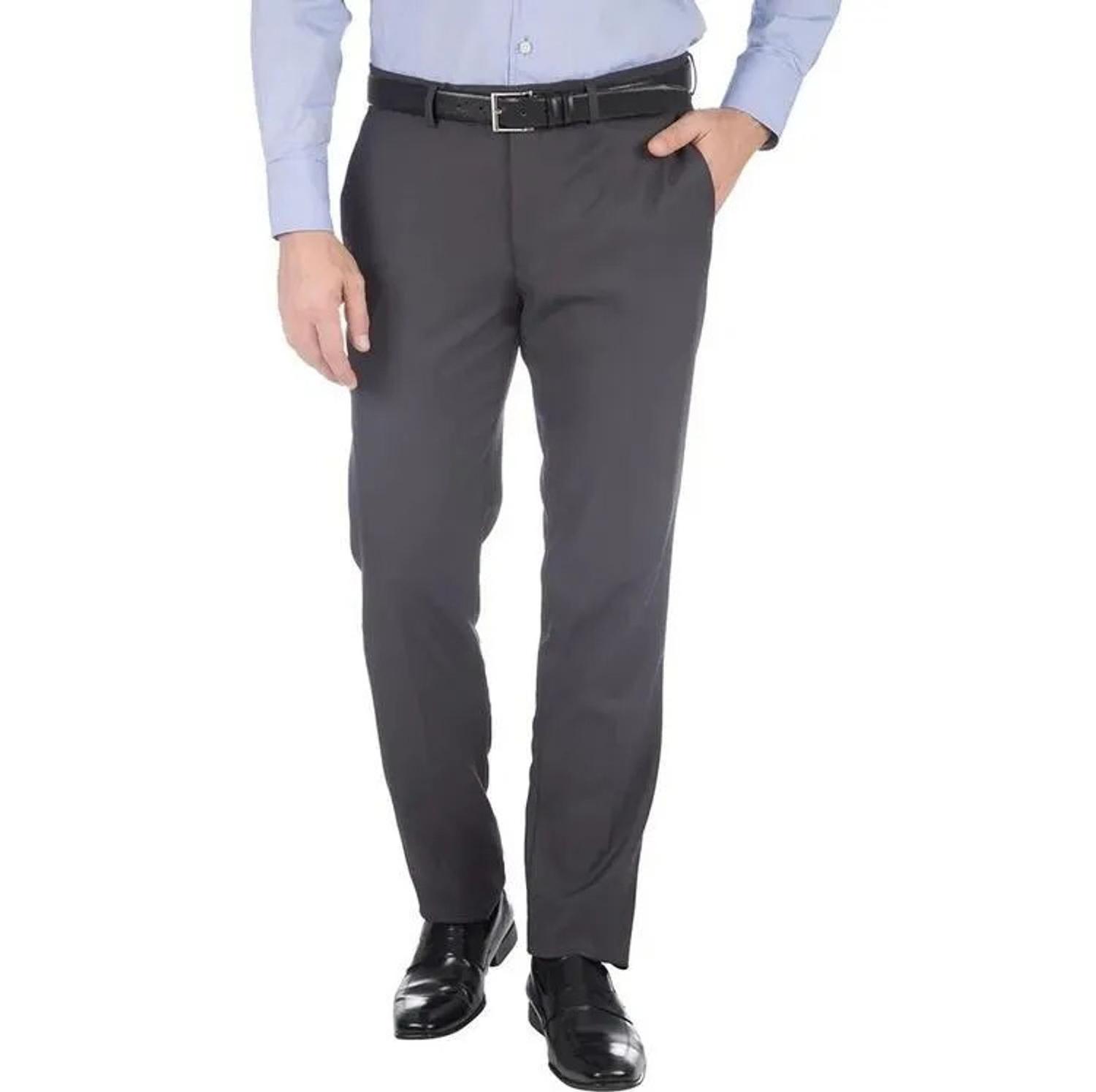calça cinza masculina social