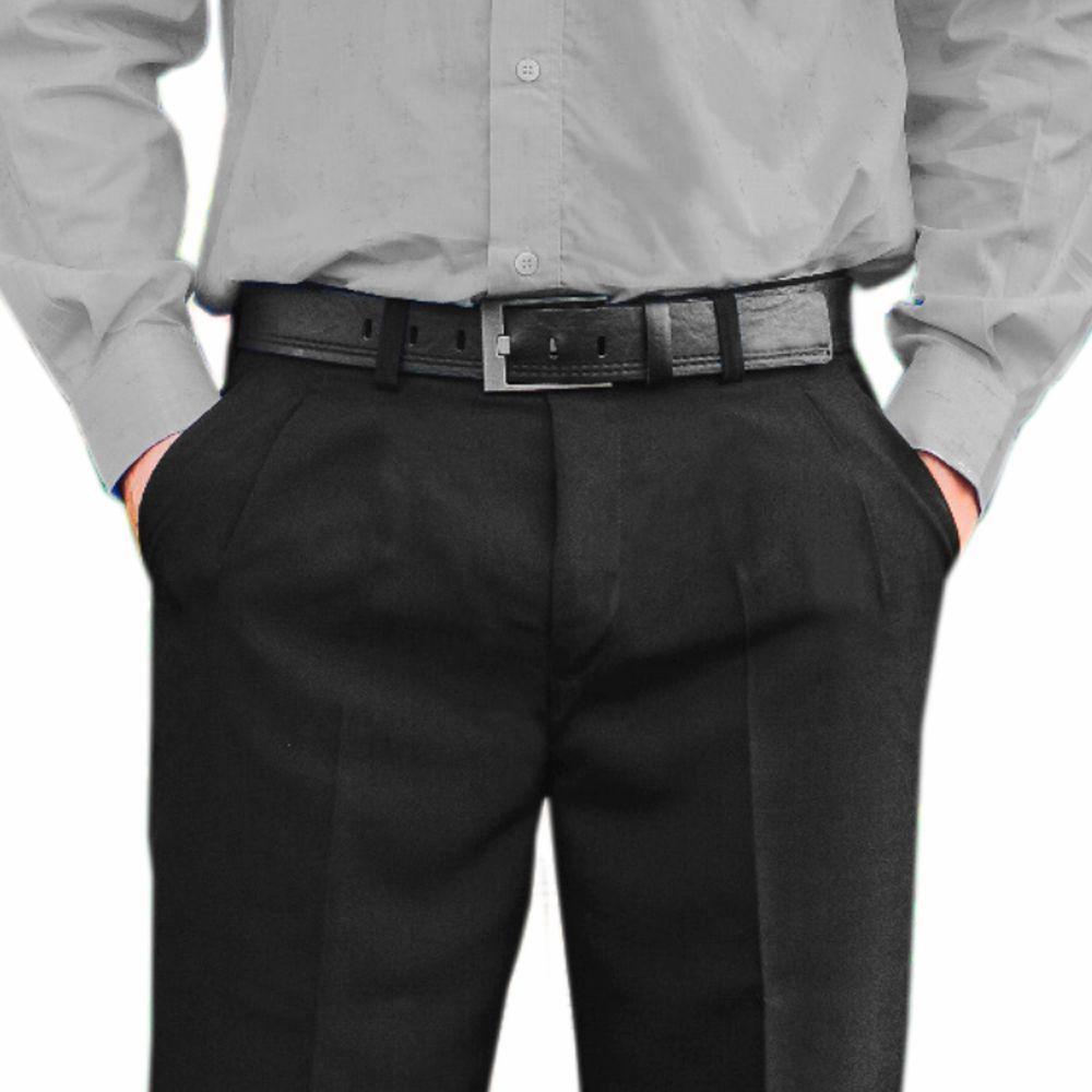 calça social tradicional masculina