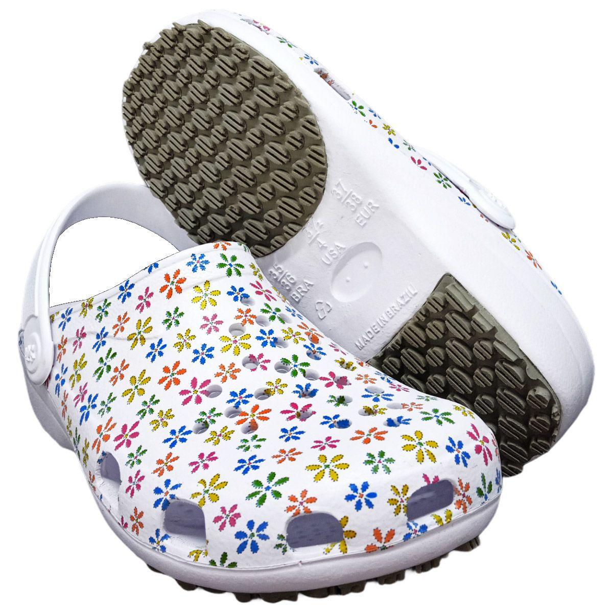 Calçado EPI Babuche Clog Industrial Da SoftWorks Conforto Profissional  Antiderrapante Estampado BB32 - Soft Works - Calçado Hospitalar - Magazine  Luiza