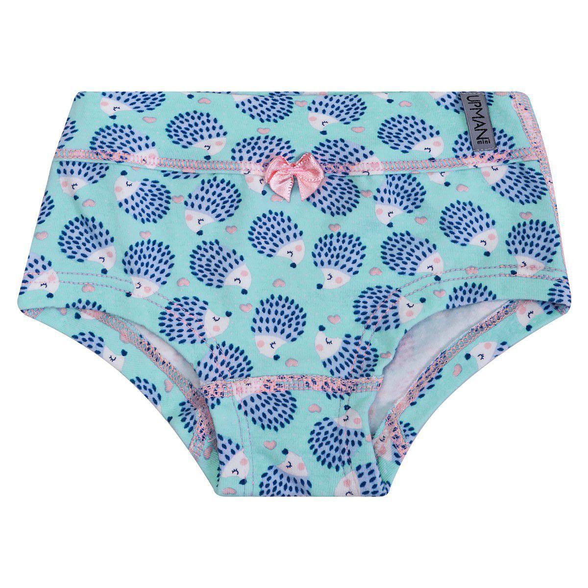 Calcinha Infantil Estampada Menina em Algodão Criança 2 a 8 Upman - Calcinha  Infantil - Magazine Luiza