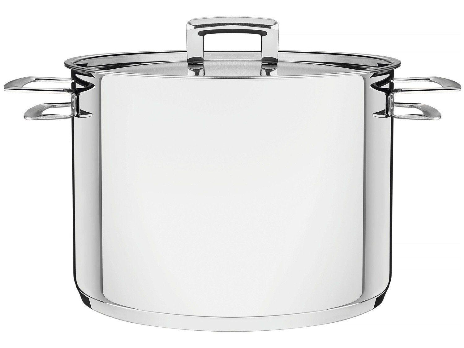 Caldeirão Inox Tramontina 7,7L Fundo Triplo com Tampa 24cm Brava