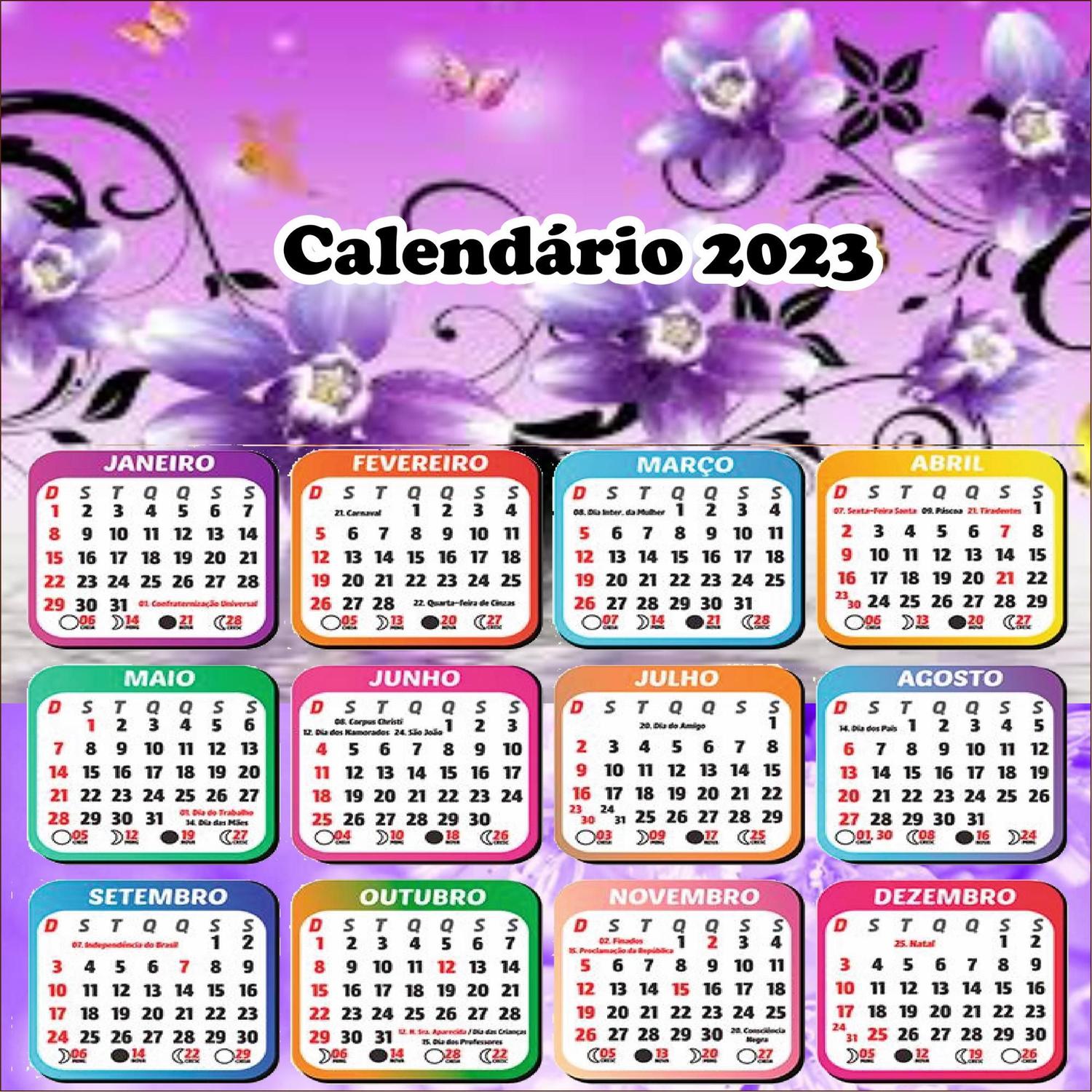 2023 Tile Calendar - Giancarlo Personalized - Calendar - Magazine Luiza