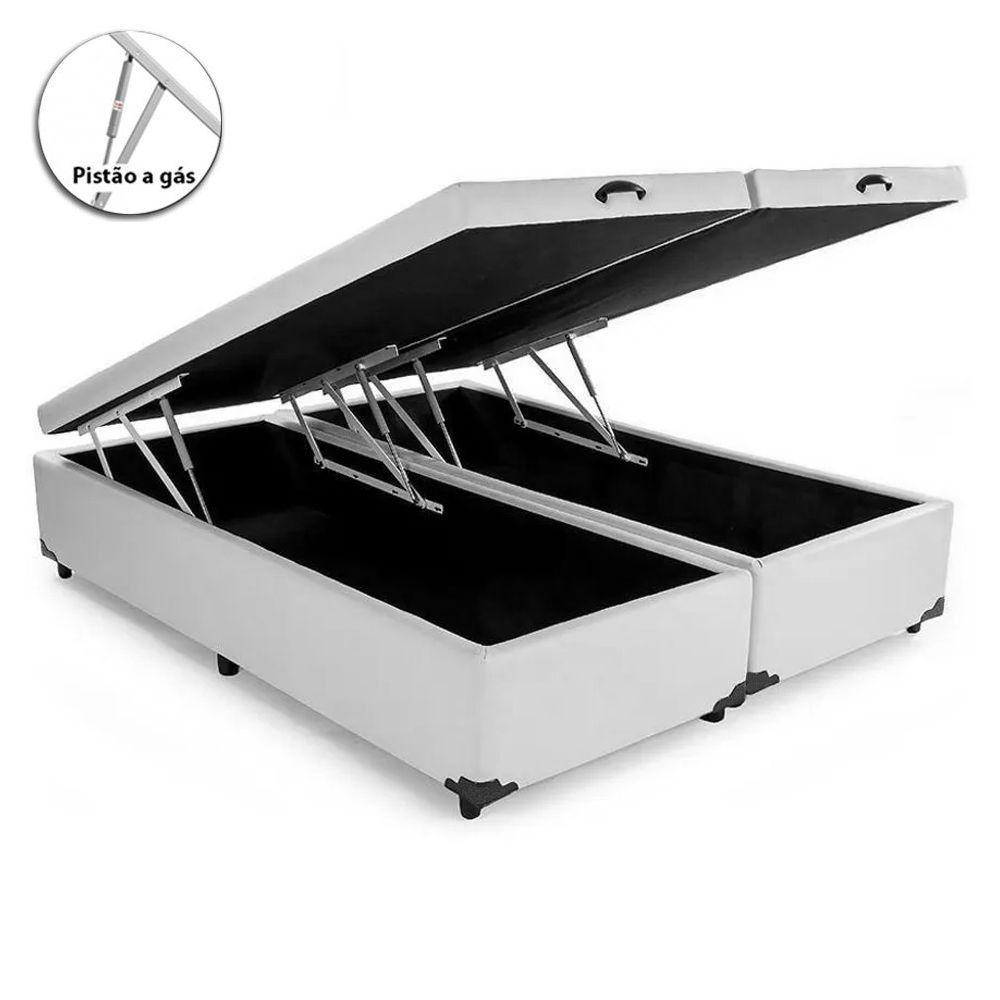 Cama Box Baú Queen Com Pistão A Gás - Imperium Do Sono - Base para Cama ...