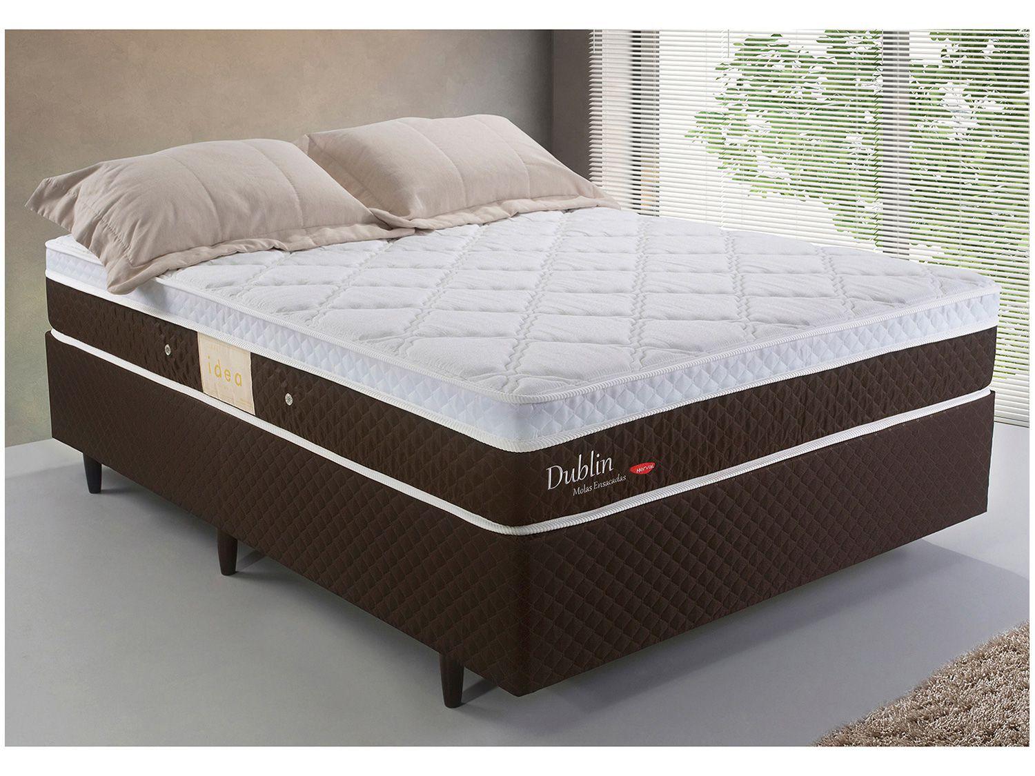 Imagem de Cama Box Casal (Box + Colchão) Herval Mola