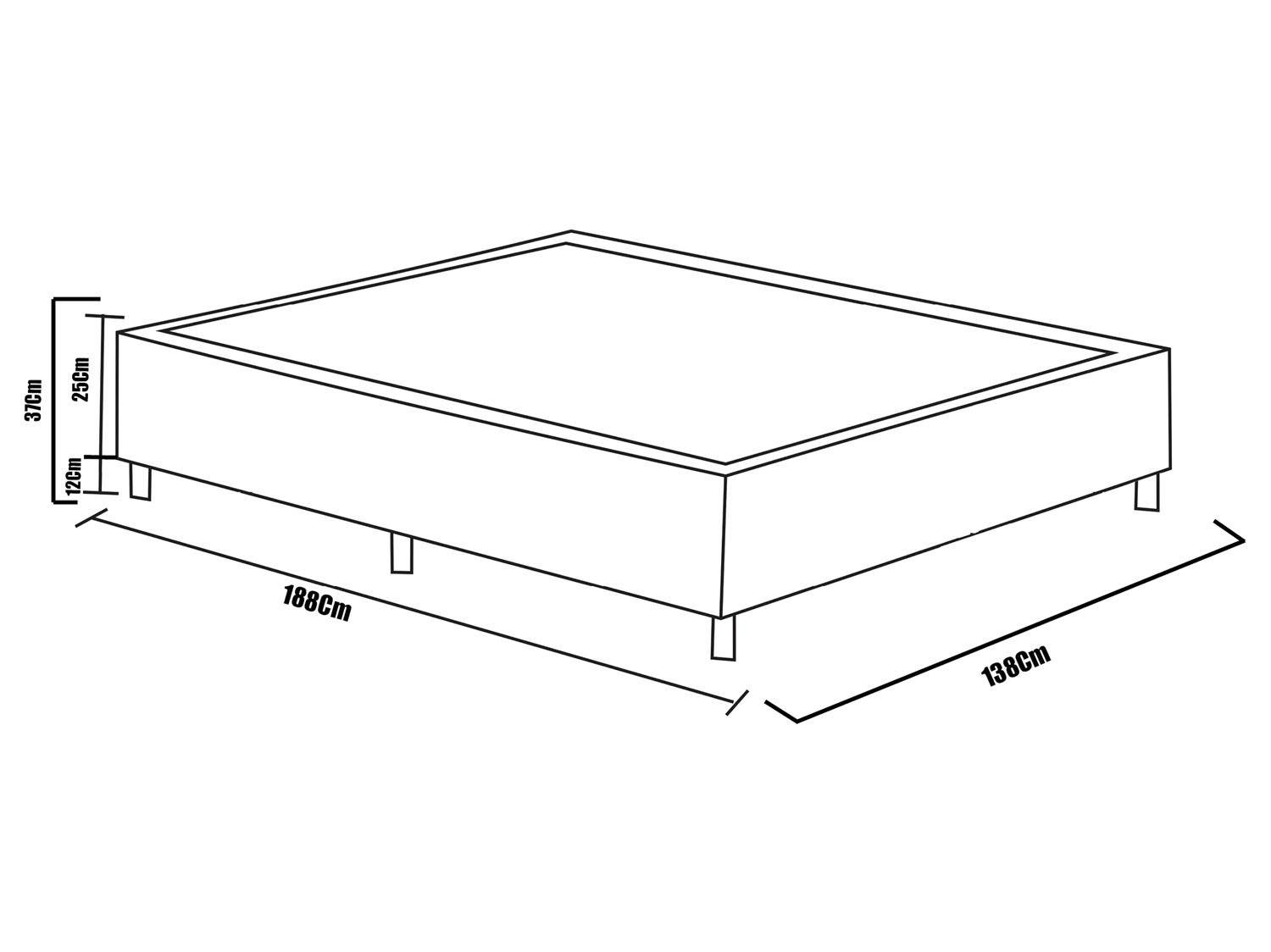 Imagem de Cama Box Casal (Box + Colchão) Plumatex