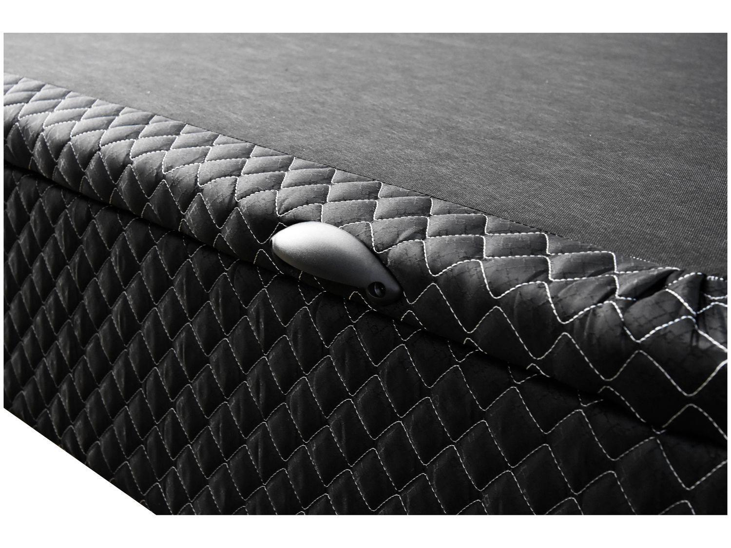 Cama Box Casal com Baú (Box + Colchão) Plumatex
