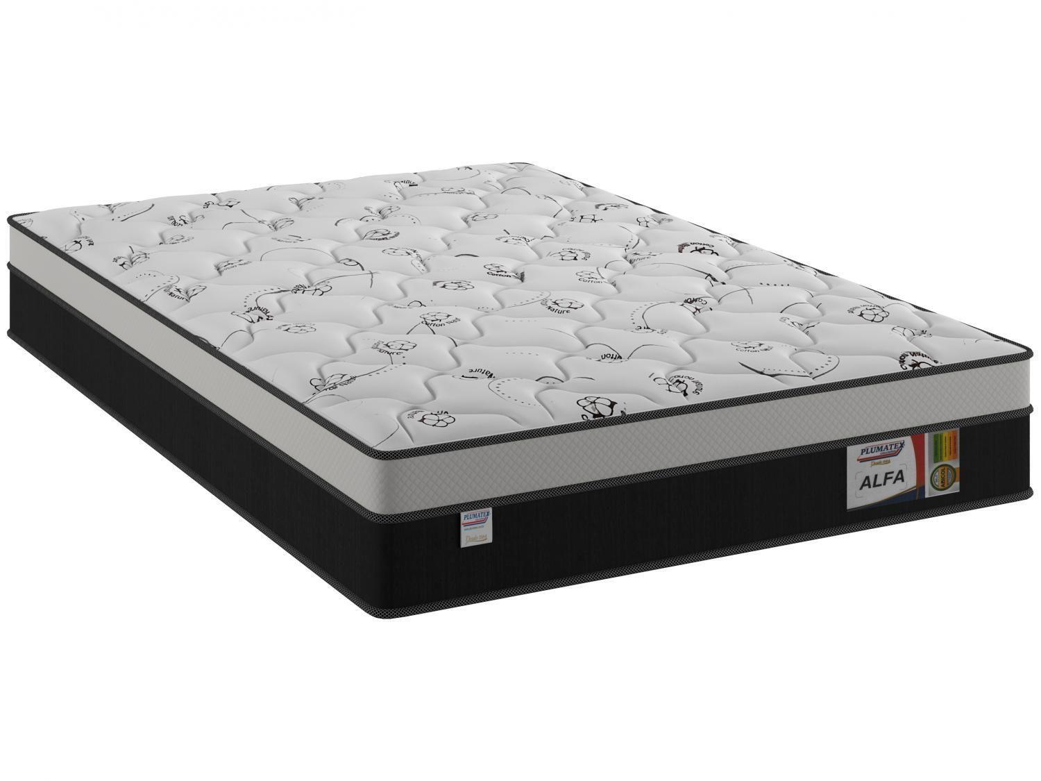 Cama Box Casal com Baú (Box + Colchão) Plumatex