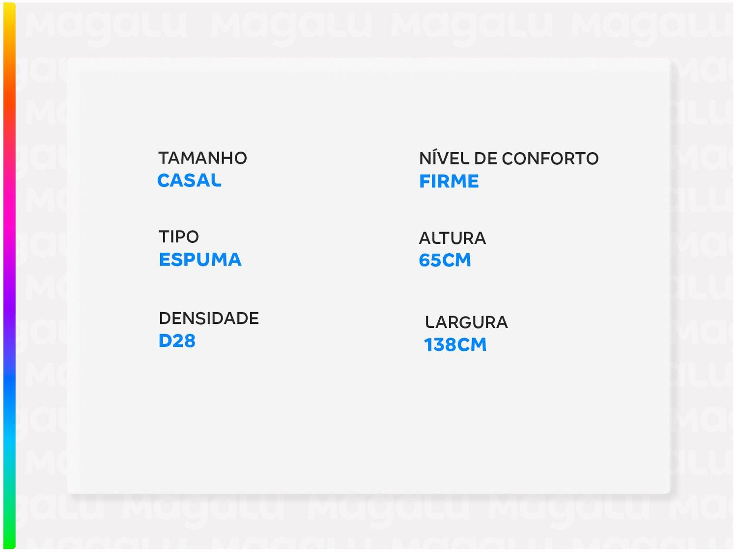 Cama Box Casal Reconflex Espuma