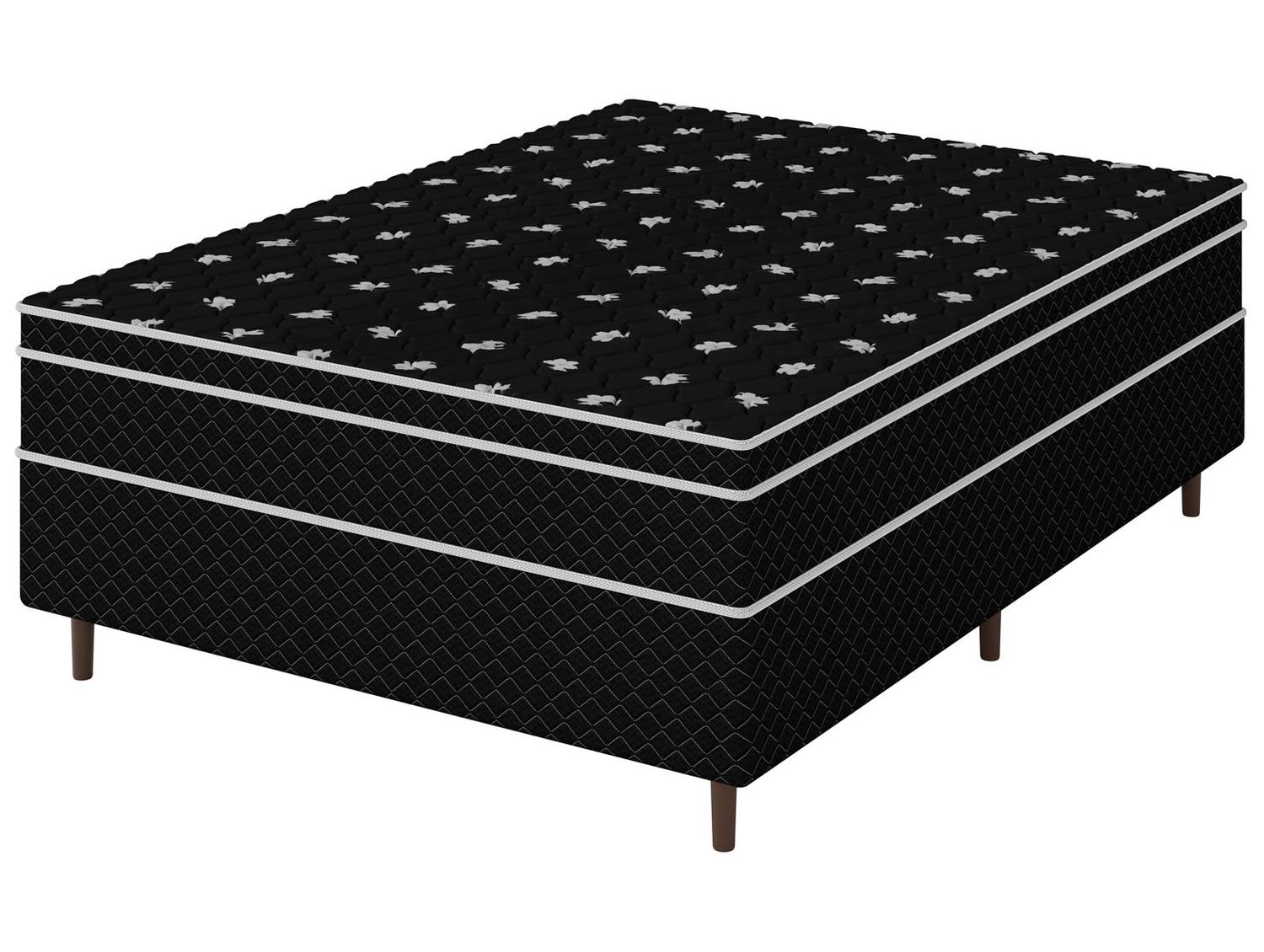 Cama Box Casal Umaflex Conjugada de Mola Ensacada 138x52x188cm Carol Plus Euro