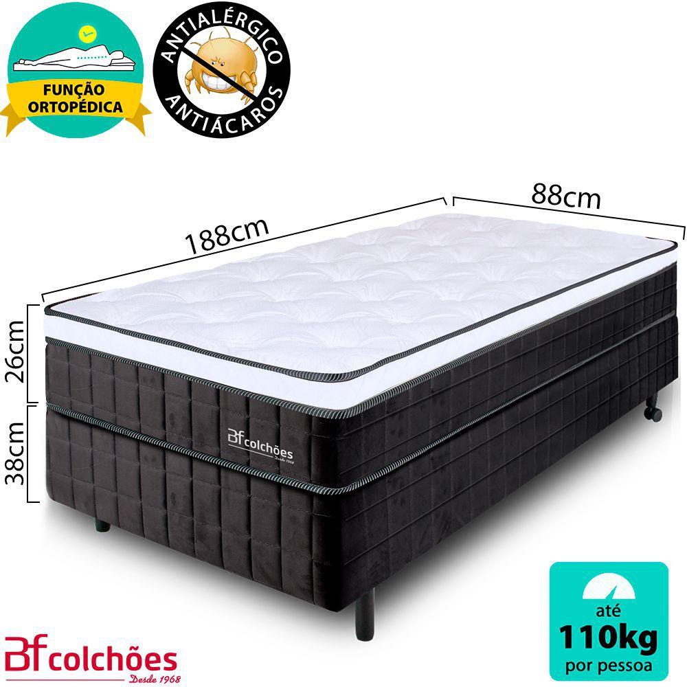 Cama Box Solteiro Pelmex C96 Confort Pillow Top 120 65x90x190cm - Cama Box  Solteiro Pelmex C96 Confort Pillow Top 120 65x90x190cm - Bemol PELMEX |  Bemol
