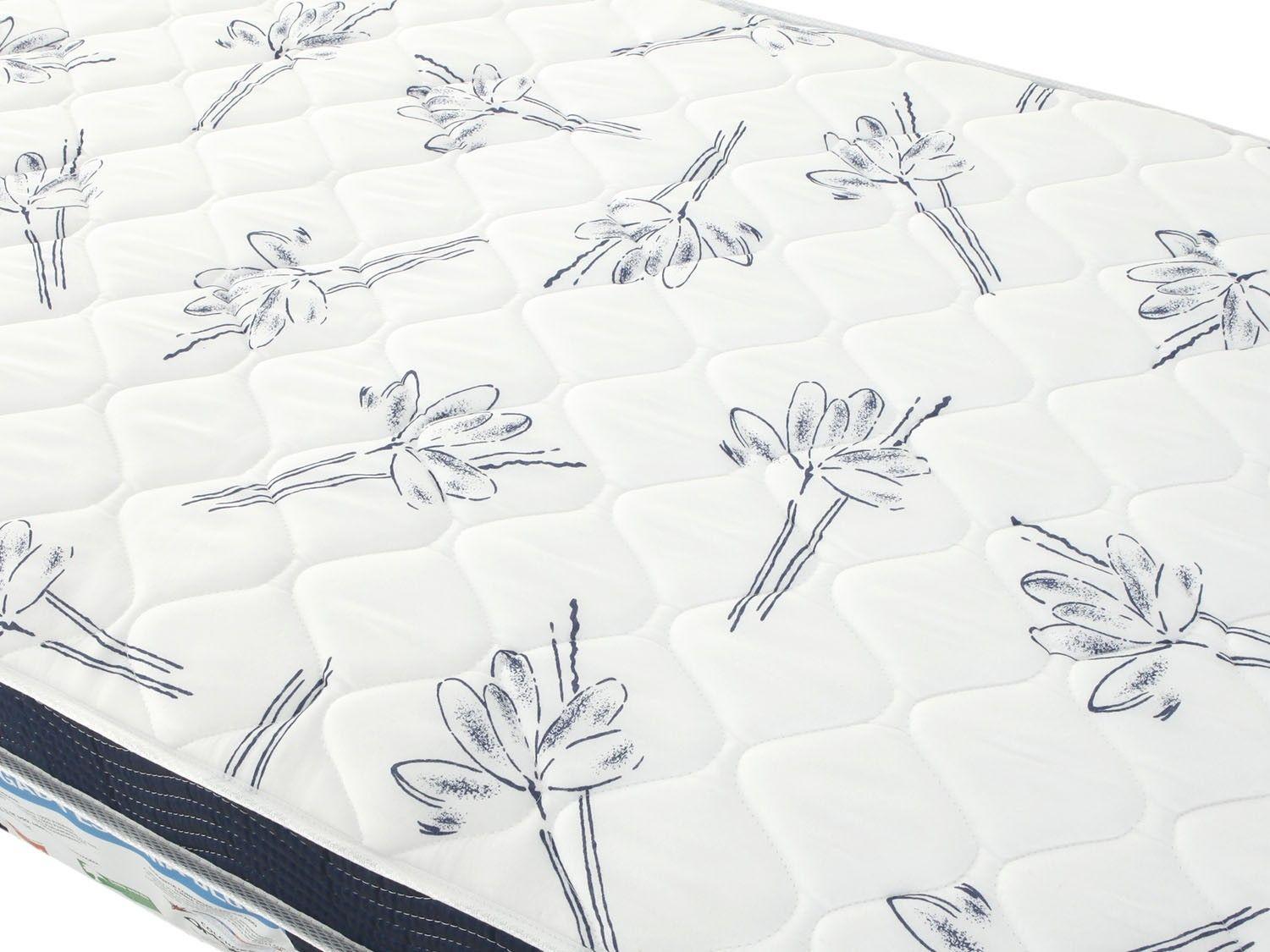Cama Box Solteiro Ortobom Conjugado 43cm de Altura Physical Blue