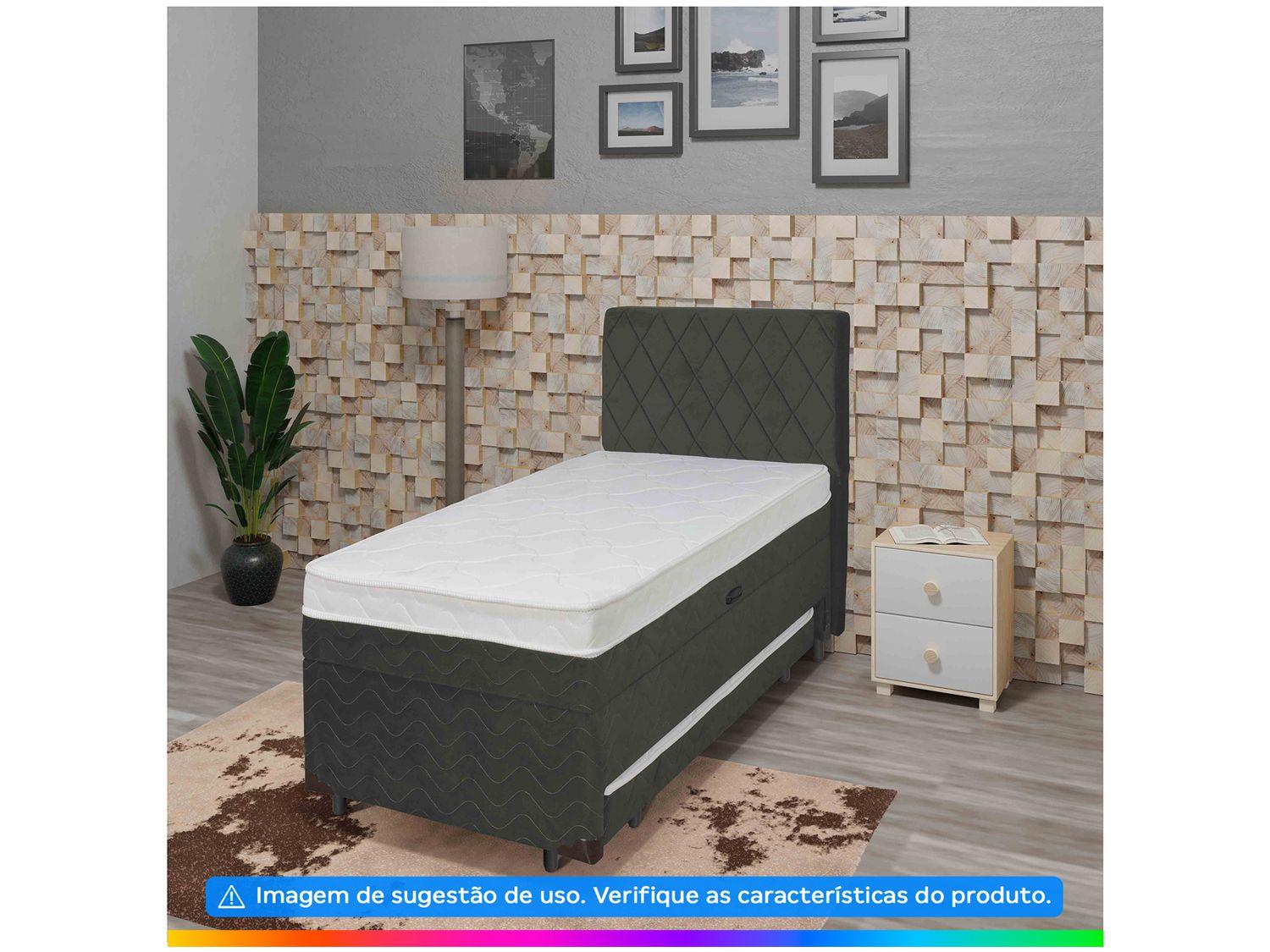 Cama Box Solteiro SMP Conjugada com Cama Auxiliar