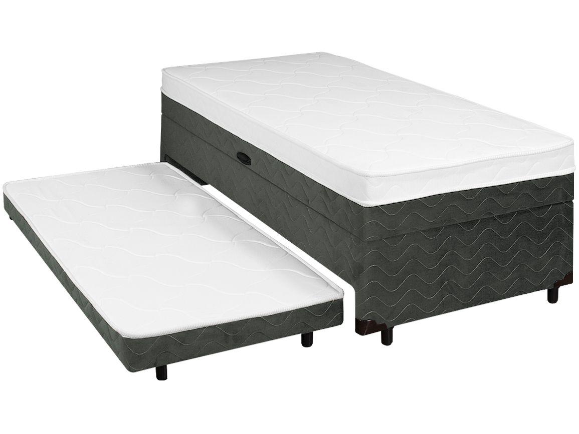 Cama Box Solteiro SMP Conjugada com Cama Auxiliar