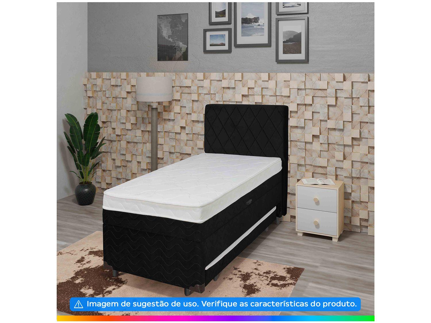 Cama Box Solteiro SMP Conjugada com Cama Auxiliar