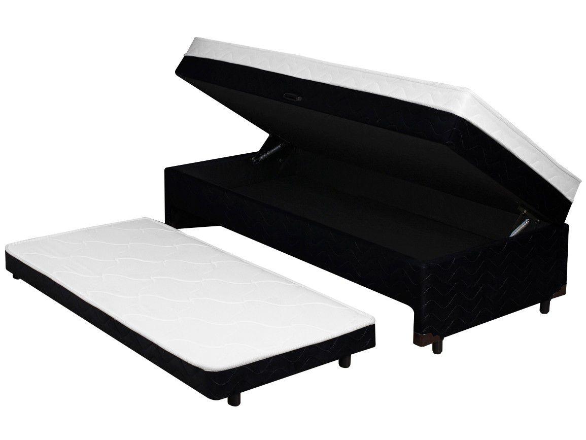 Cama Box Solteiro SMP Conjugada com Cama Auxiliar