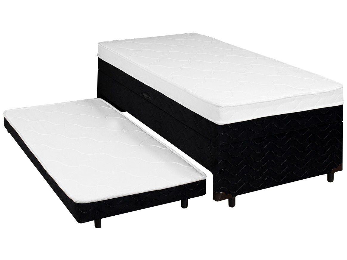 Cama Box Solteiro SMP Conjugada com Cama Auxiliar