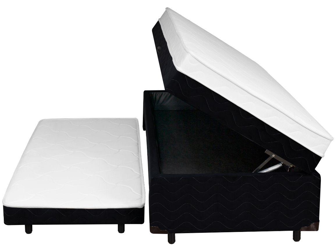 Cama Box Solteiro SMP Conjugada com Cama Auxiliar