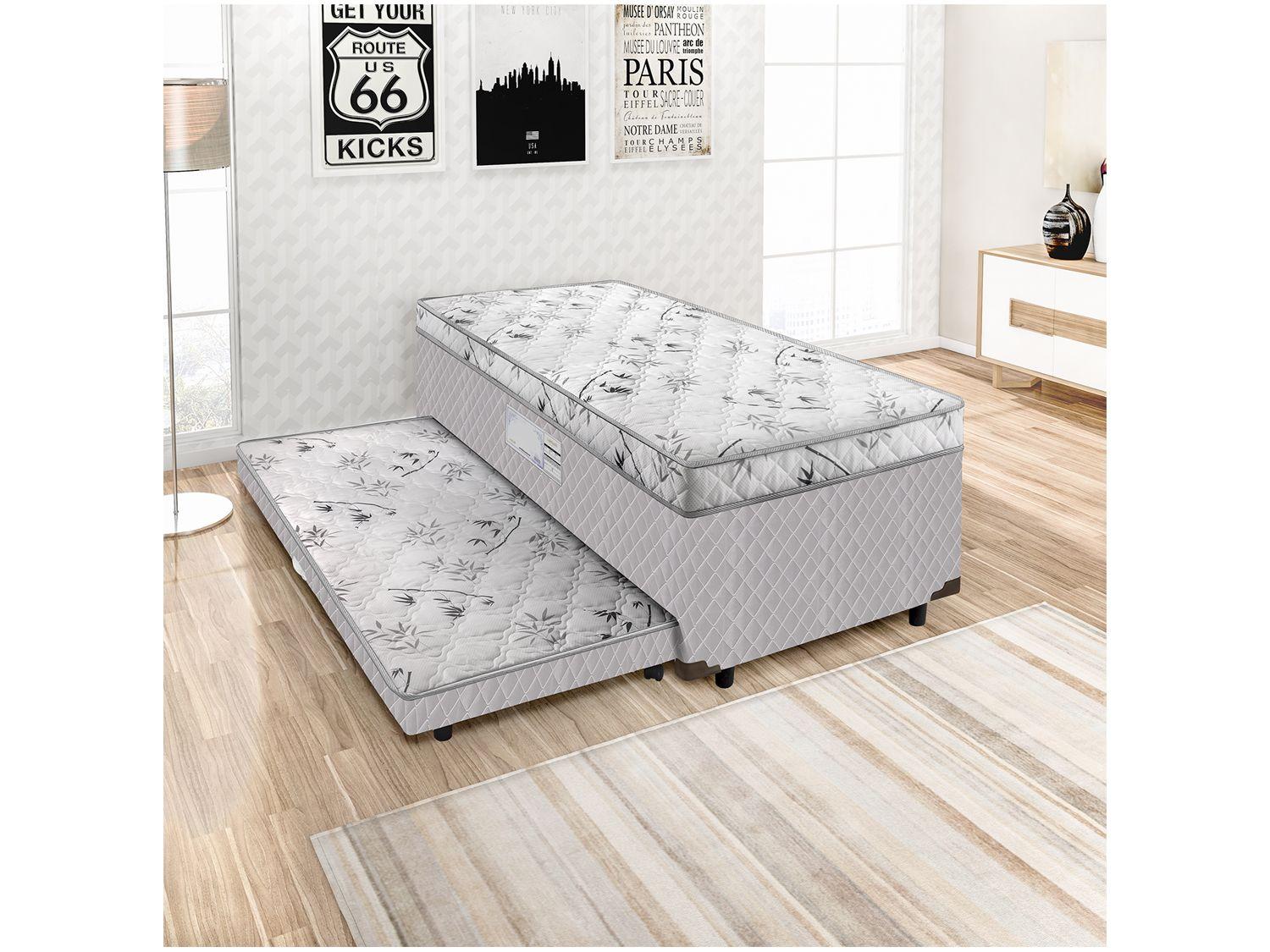 Cama Box Solteiro SMP Conjugada com Cama Auxiliar