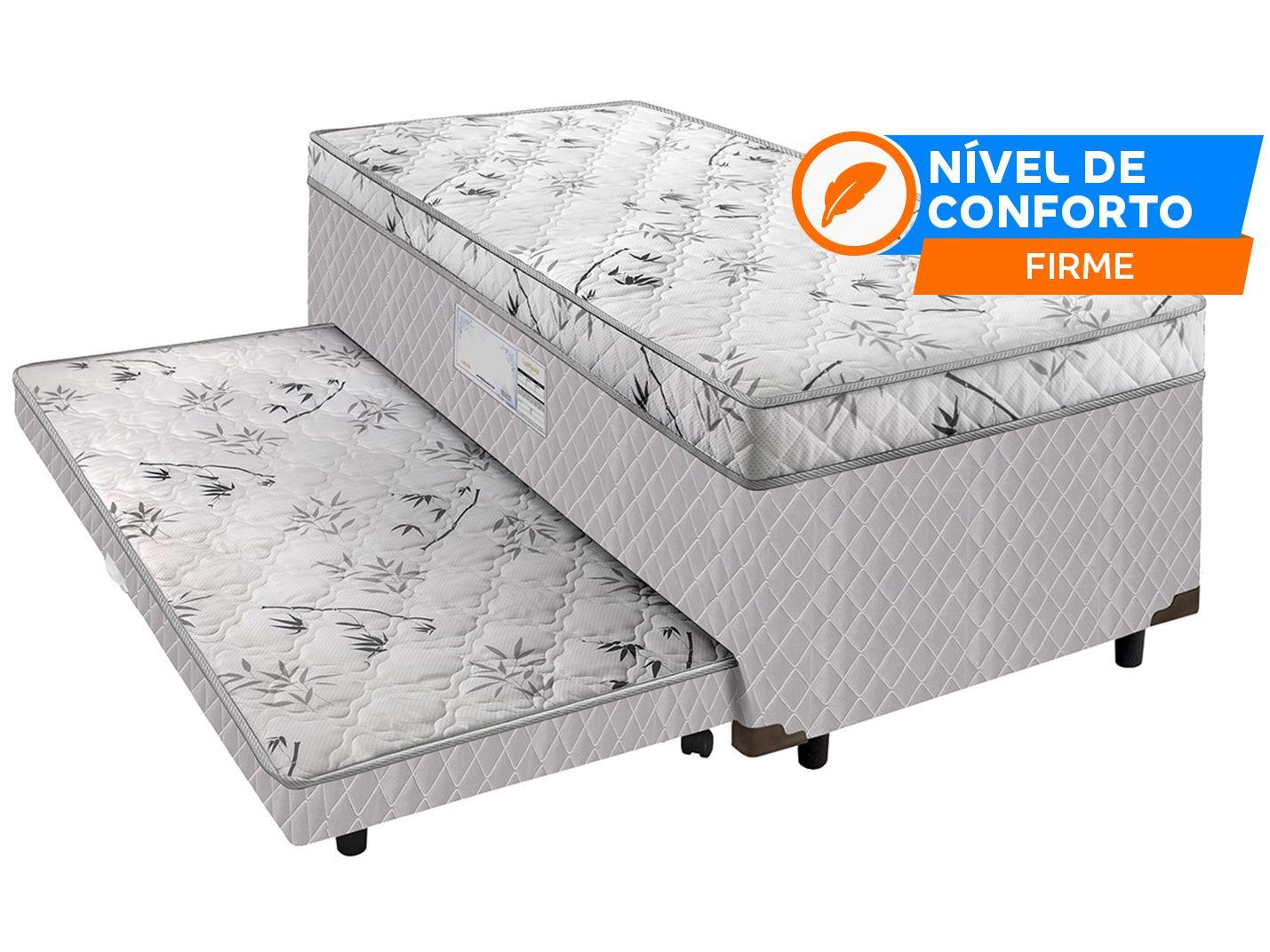 Cama Box Solteiro SMP Conjugada com Cama Auxiliar