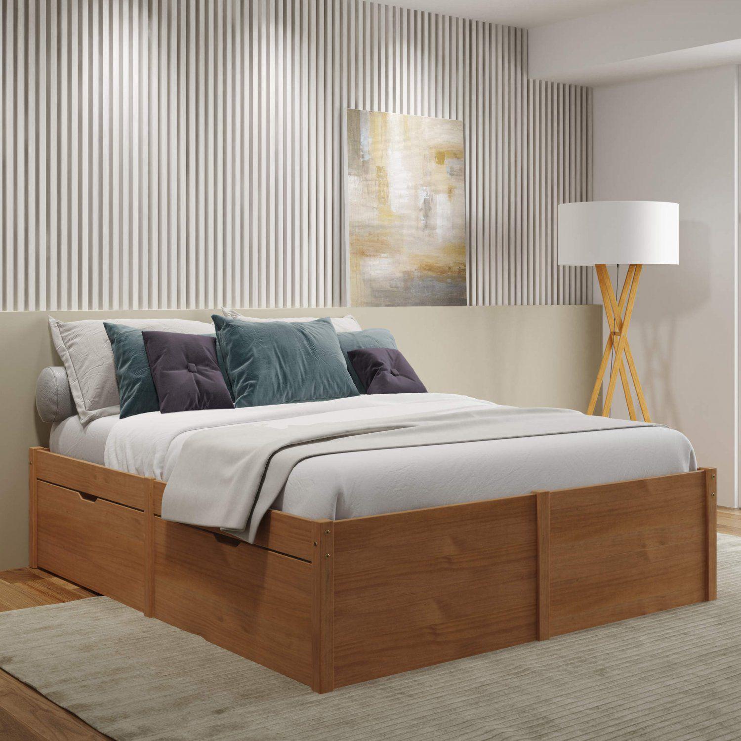Cama De Madeira Pura RETOEDU cama-ba-emma-casal-138x188cm-base-cama-box-casal-magazine