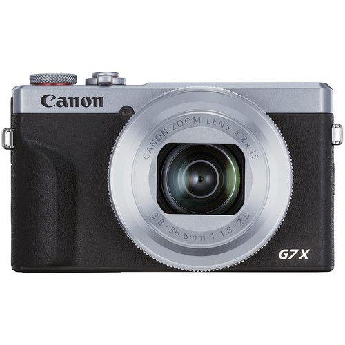 Câmera canon powershot g7 x mark iii prata - Câmera Semi e