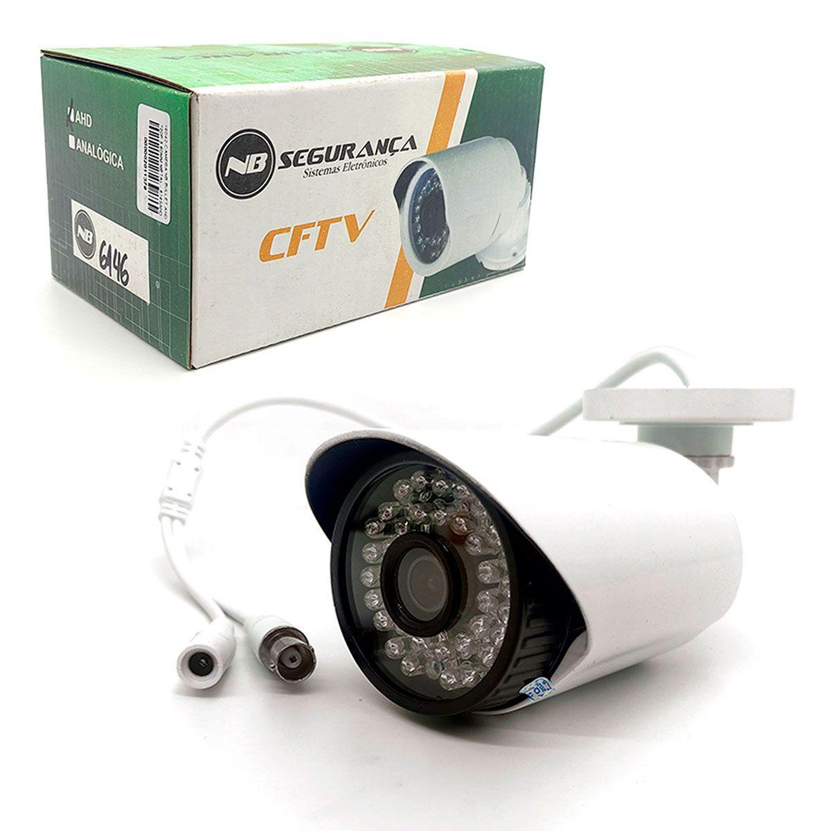 Câmera de Segurança NB 6146AHD, Infravermelho, AHD 1.3 MP 720p, 36 IR Leds,  Lentes de 3.6m, Branco - Câmera de Segurança e Acessórios - Magazine Luiza