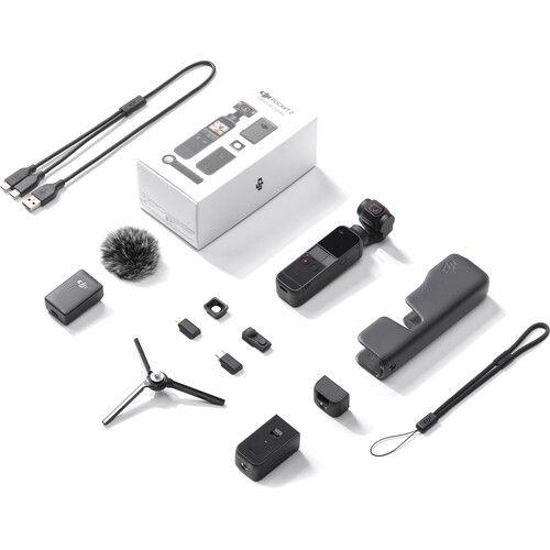 Câmera dji osmo pocket 2 creator combo preto - Câmeras de