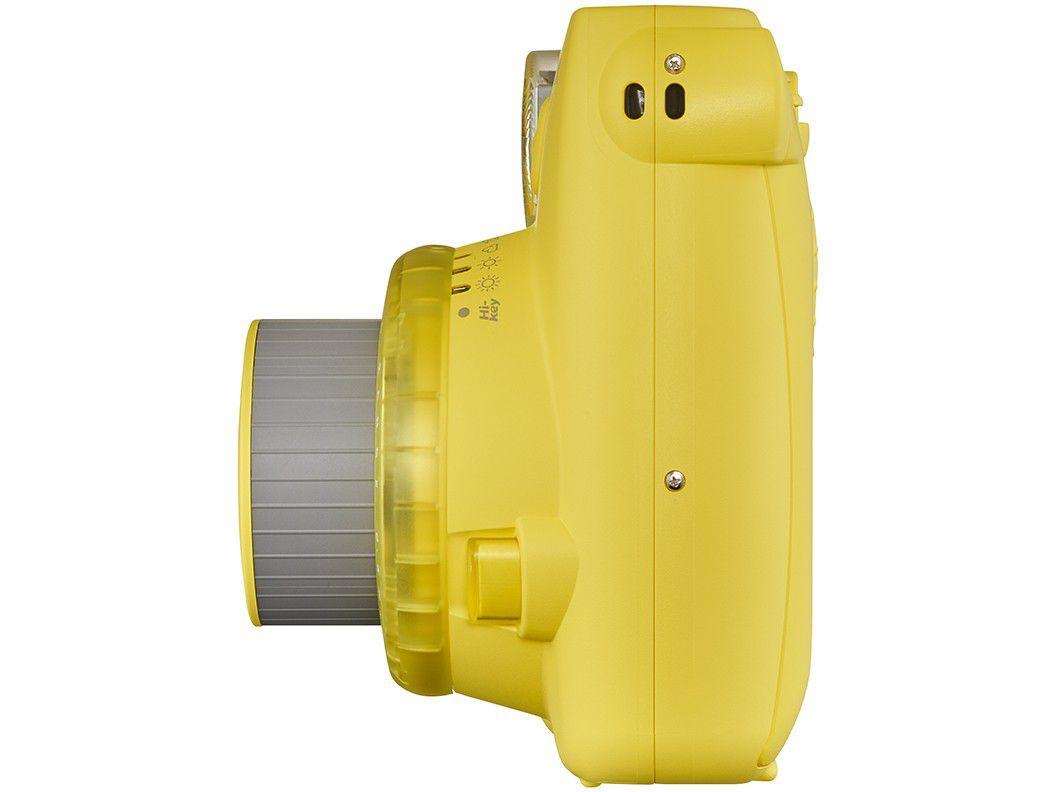 Câmera Instax Mini 9 Fujifilm Amarelo Banana Flash Automático