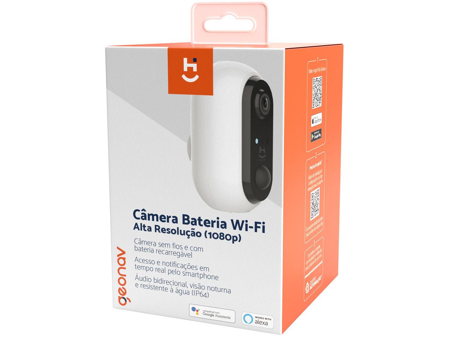Câmera Inteligente Wi-Fi Full HD 1080p à Bateria