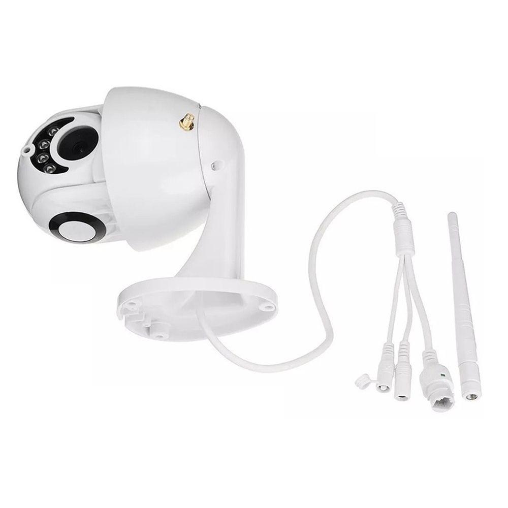 Camera IP Giratoria Speed Dome HD Wifi Resiste Agua Segurança Externa