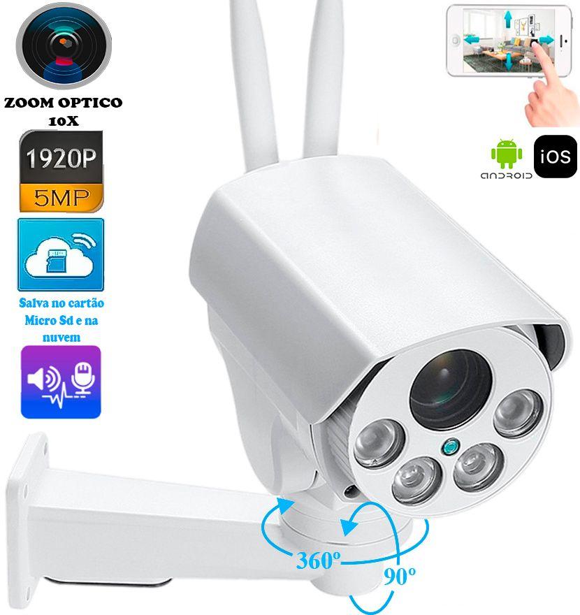 Câmera Ip Onvif P2p Hd Wifi 4K 8MP 5MP 2MP Tuya Smart Life Onvif