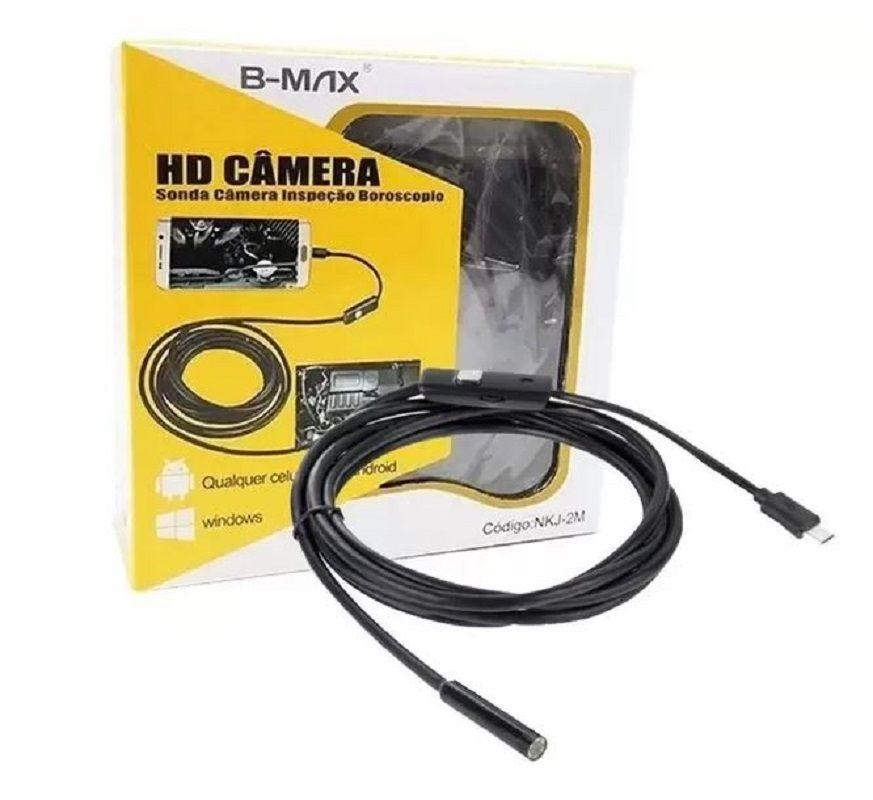 Imagem de Camera Para Celular Boroscopio 2M Sonda Inspeçao Com Led