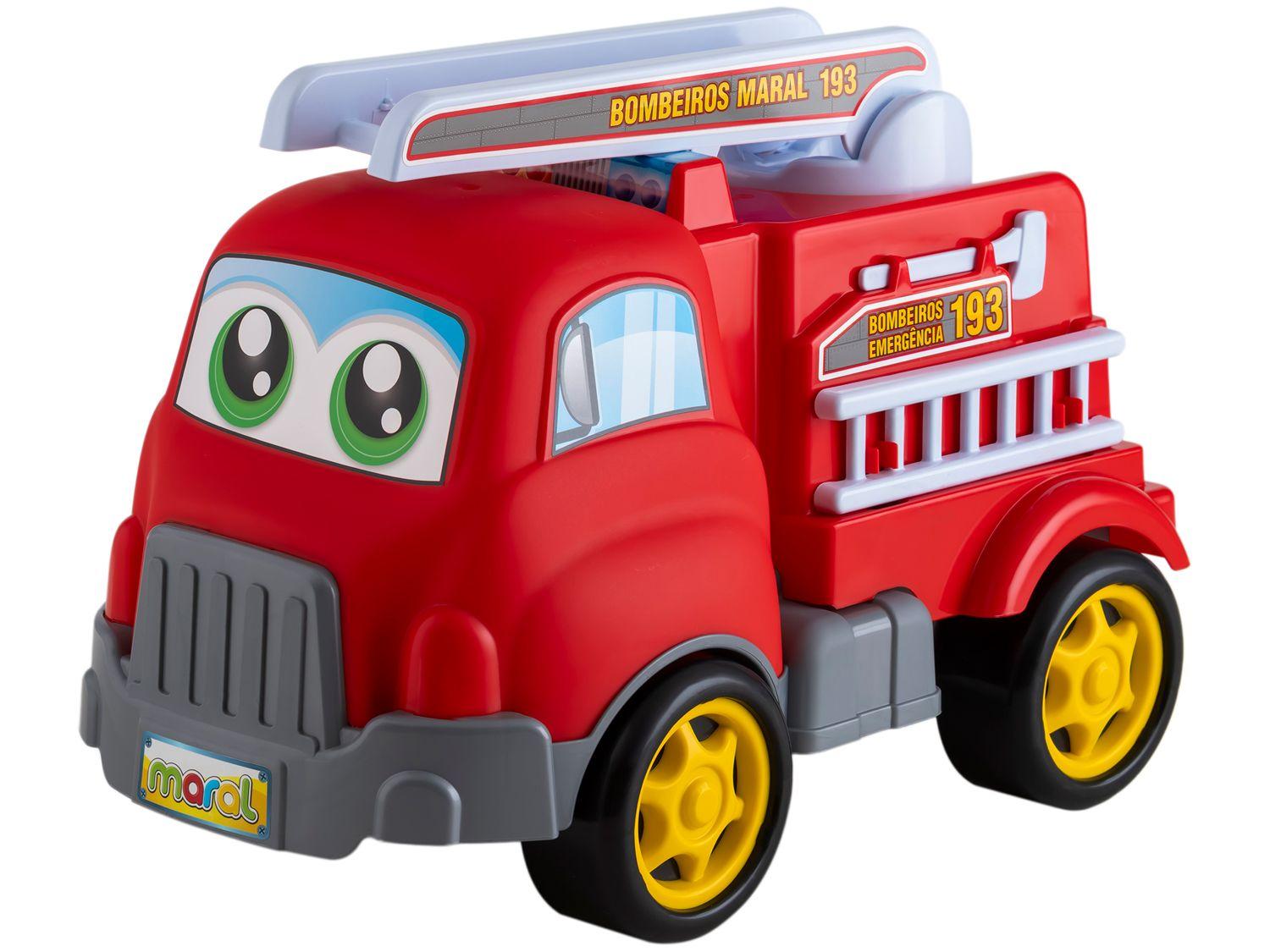 Caminhão de Bombeiro Turbo Truck 3 Peças 
