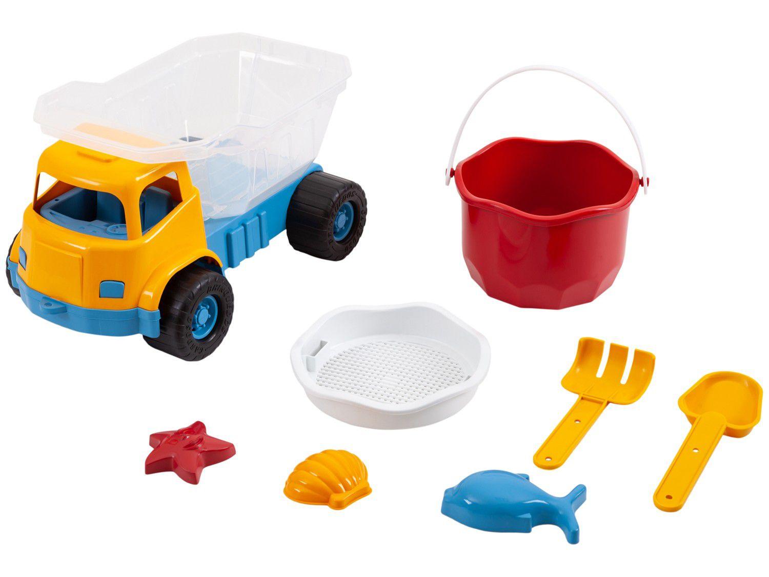 Caminhão de Brinquedo Dino Praia Cardoso Toys