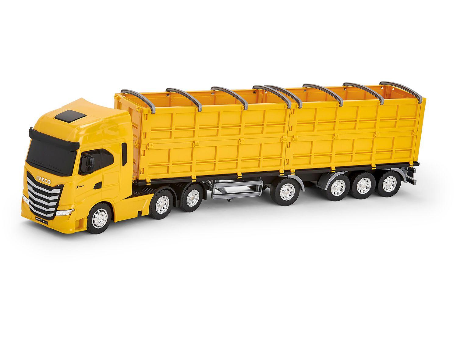 Caminhão de Brinquedo Iveco S-Way Carreta 