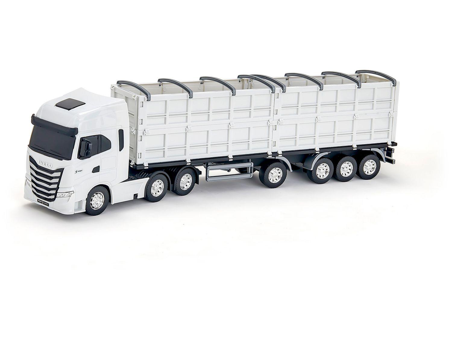 Caminhão de Brinquedo Iveco S-Way Carreta 