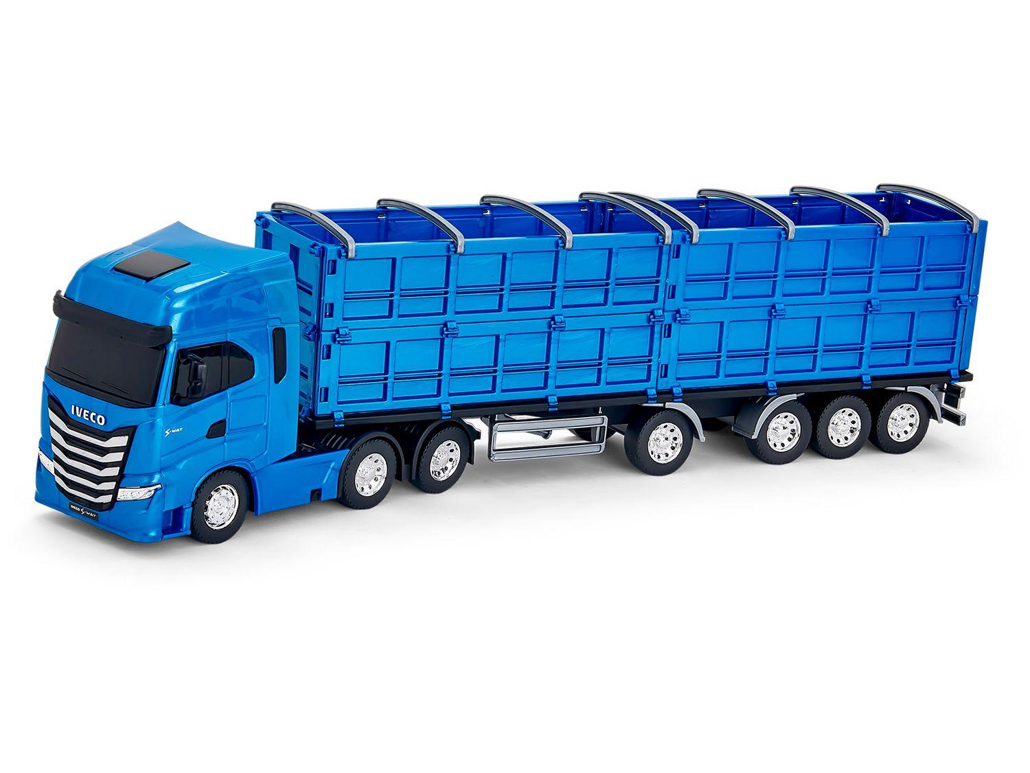Caminhão de Brinquedo Iveco S-Way Carreta 